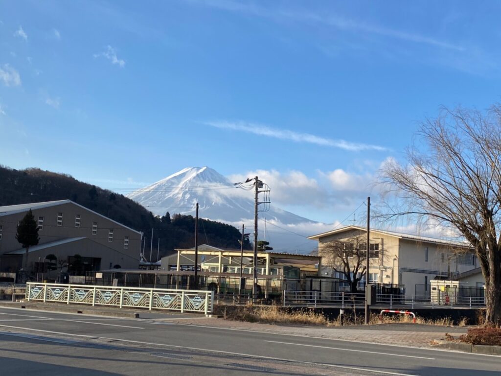 河口湖散策-富士山