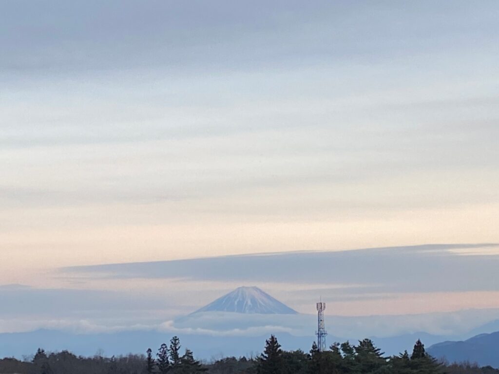 小淵澤站-頂樓觀景-富士山